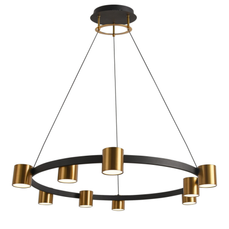 Подвесная люстра Natali Kovaltseva LED LAMPS 81129/7C BRASS BLACK