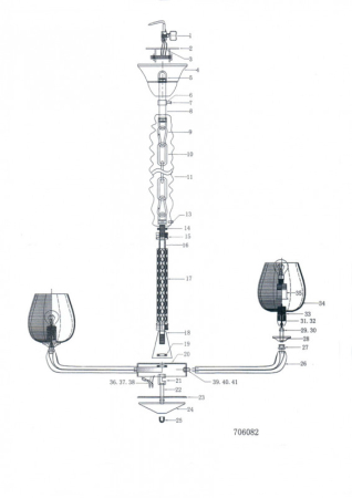 Подвесная люстра Lightstar 706082