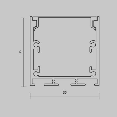 Профиль Maytoni Technical 633004
