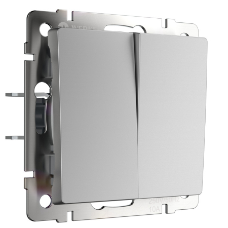 Выключатель Werkel W1122006 серебряный