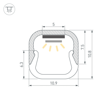 Профиль Arlight 061084
