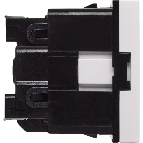 Розетка 2мод. 16А 250В 90град. с заземл. без защ. шторок безвинт. зажимы бел. ИЭК Leg 4521054