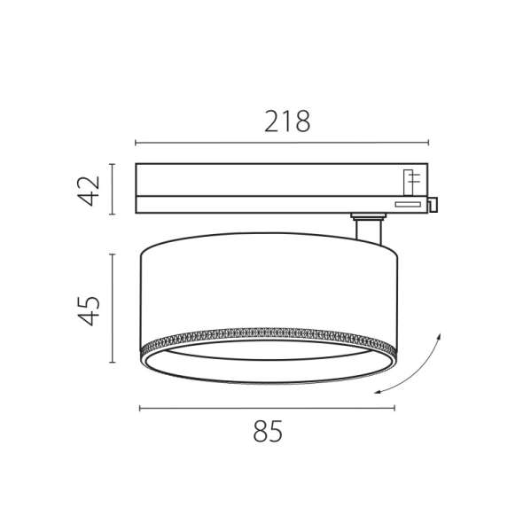 Светильник на шине Lightstar A5536TRIAC