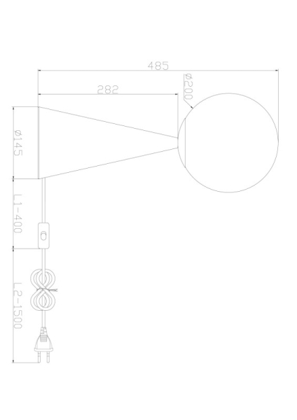 Настольная лампа Freya FR5289TL-01BS