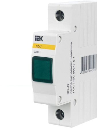 Лампа сигнальная ЛС-47 зел. KARAT IEK MLS10-230-K06