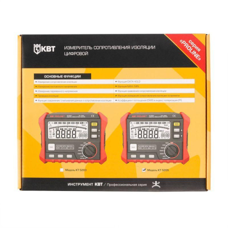 Мегаомметр цифровой KT 5205 "PROLINE" КВТ 89639