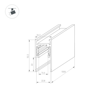 Шинопровод Arlight 035799