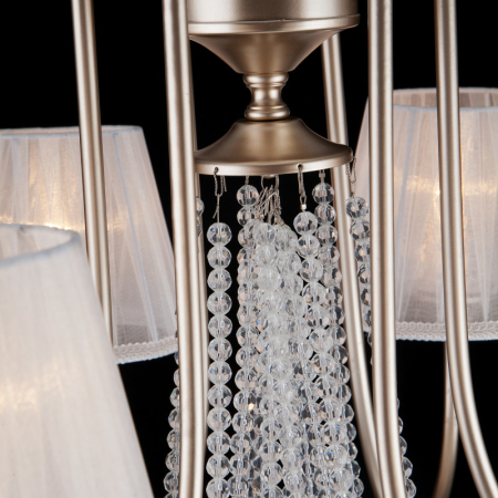 Подвесная люстра Eurosvet 10088/6 перламутровое золото Strotskis