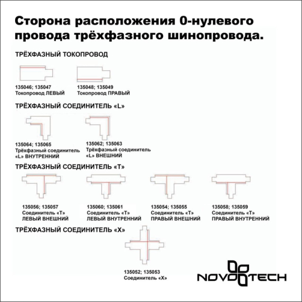 Подвод питания Novotech 135046