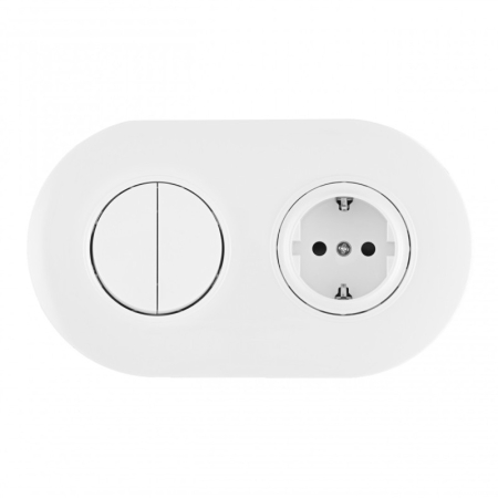 Розетка Arte Milano SET08-2-40-1-30-2 white
