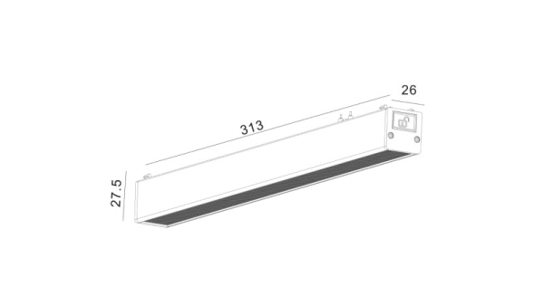 Светильник на шине SWG pro DL-SLIM-DFBL-12-CCT