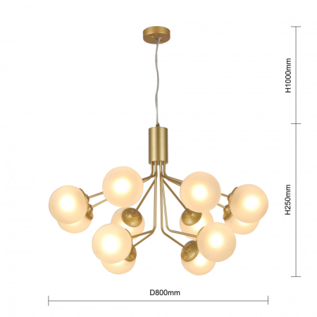 Подвесная люстра F-Promo 2631-12U