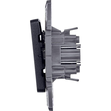 Переключатель 1-кл. Inspiria 10А IP20 250В 10AX механизм антрацит IEK 673653