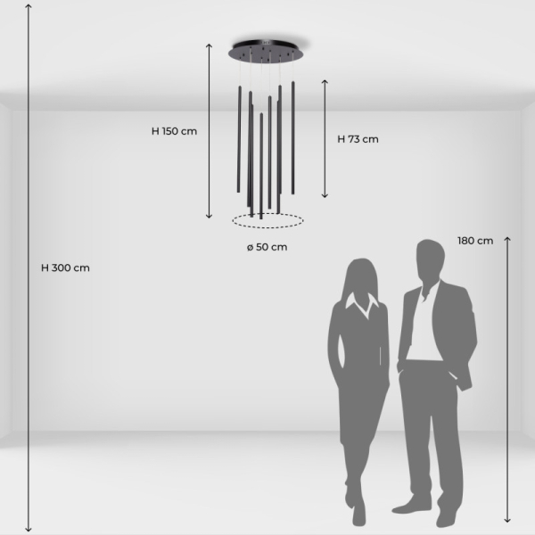 Подвесная люстра DeMarkt 631018608