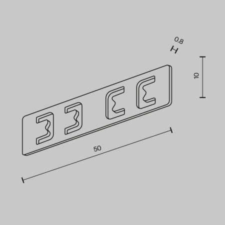 Соединитель для шинопровода Maytoni Technical TRA239C-21B