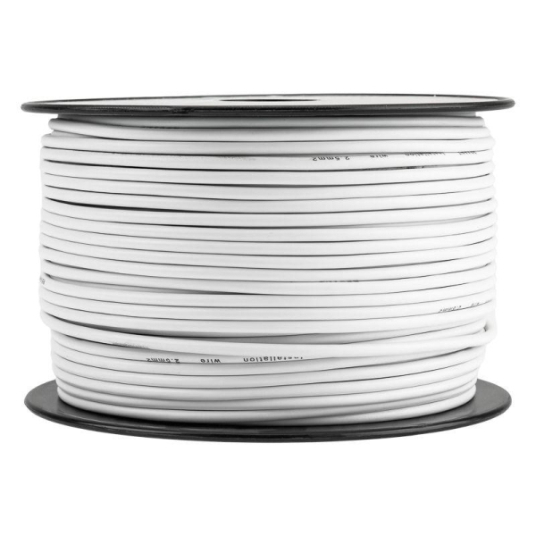 Провод ПГВА 1х2,50мм², белый, бухта 100м REXANT