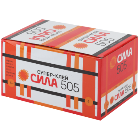 Супер-клей 6г 505-6 пластик (туба в кор.) СИЛА Б0033120