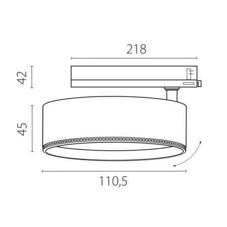 Светильник на шине Lightstar A5636TRIAC
