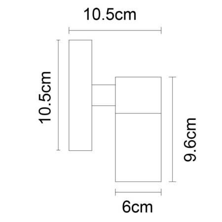 Светильник настенный ARTE Lamp A3302AL-1BK