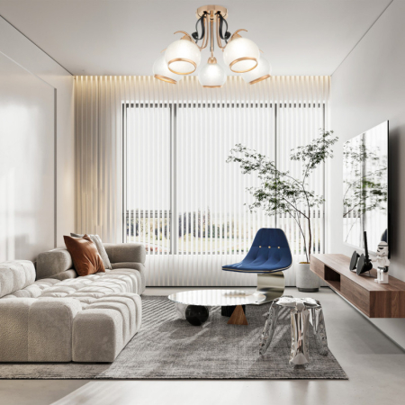 Накладная люстра Arte Milano 323306/5 FG+BK