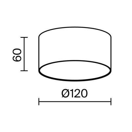 Накладной светильник Maytoni Technical C032CL-12W3K-RD-B