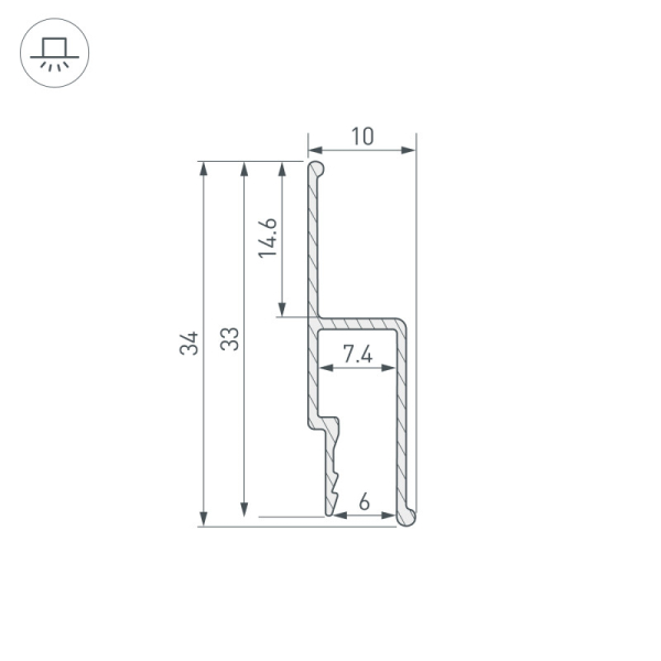 Профиль Arlight 039472