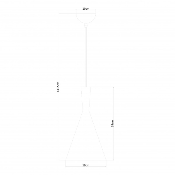 Подвесной светильник ARTE Lamp A3408SP-1BK