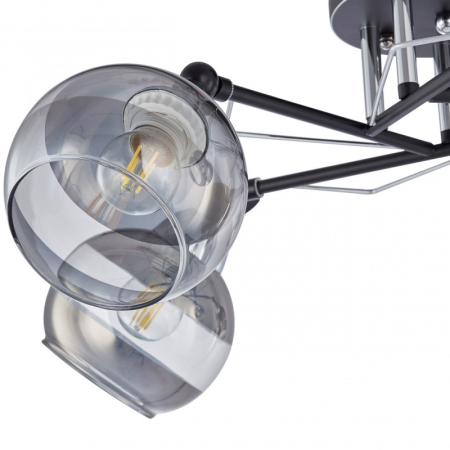 Накладная люстра Arte Milano 323685/3B BK+CR