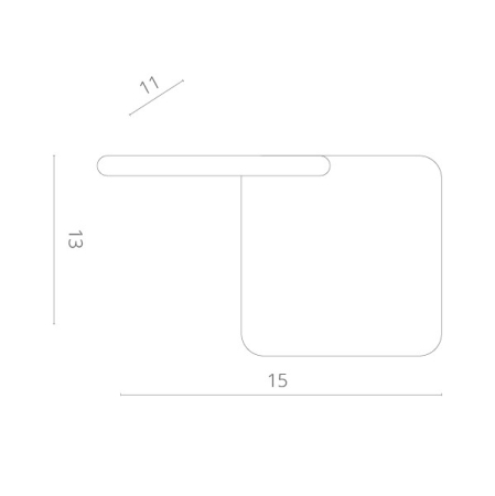 Бра ARTE Lamp A1807AP-1WH
