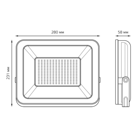 Прожектор Gauss 613100150P