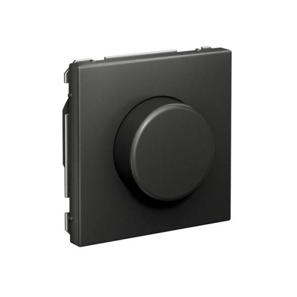 Светорегулятор поворотно-нажимной (диммер) ArtGallery LED RC 400Вт механизм базальт SE GAL001423