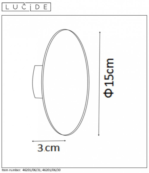 Бра LUCIDE 46201/06/31