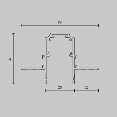 Шинопровод Maytoni Technical TRX034-422.12B