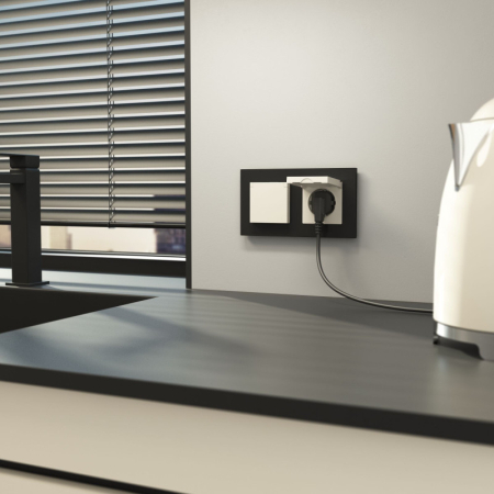 Розетка Werkel W1171262 айвори матовый