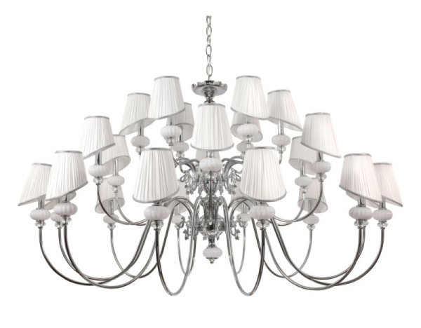 Подвесная люстра Crystal Lux ALMA WHITE SP-PL12+6+6