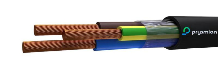 Провод ПВС 3х1.5 Ч ПЭТ-ПЛЕНКА (бухта) (м) РЭК-PRYSMIAN 2503040101