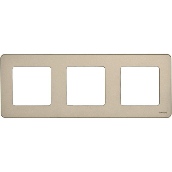 Рамка 3-м Inspiria шампань IEK 673958