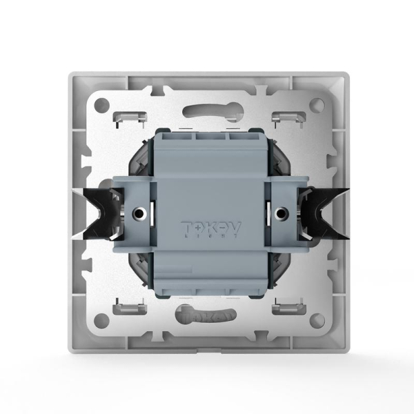 Выключатель 2-кл. СП AVA 10А IP20 в сборе бел. TOKOV LIGHT TKL-AV-V2F-C01