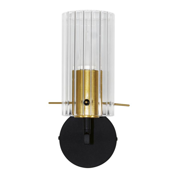 Светильник "Эсми" 511 (плафон 0015) НББ 01-60-180 Е27 (ИМ) настенный черн. зол. Элетех 1005405251