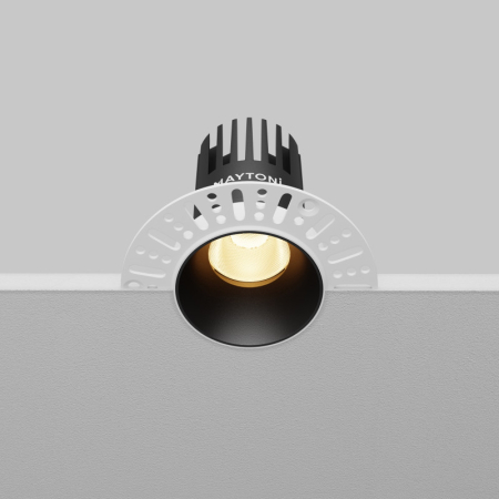 Встраиваемый светильник Maytoni Technical DL119-10W-2.7K-TRS-B