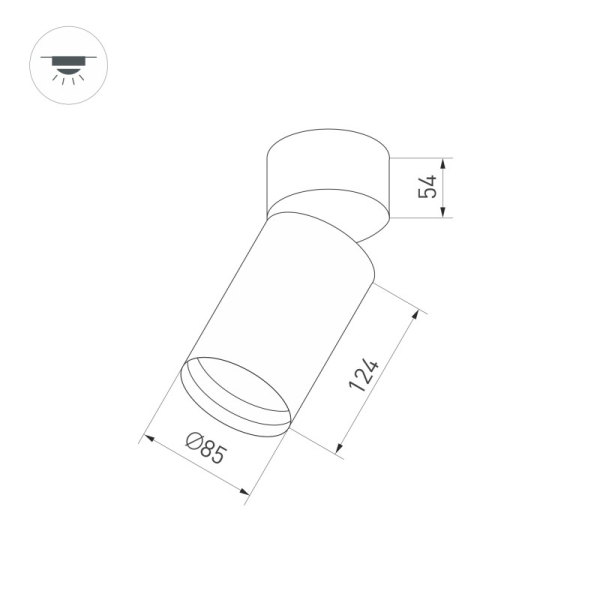 База накладная Arlight 024382(1)