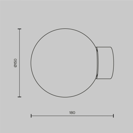 Бра Maytoni MOD321WL-01G1