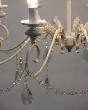 Подвесная люстра Abrasax L.8303-8CREAM/G