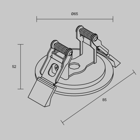 Крепеж Maytoni Technical TRA234RCB-B