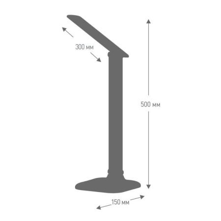 Светильник UF-716 C02 LED 11Вт черн. Ultraflash 13788