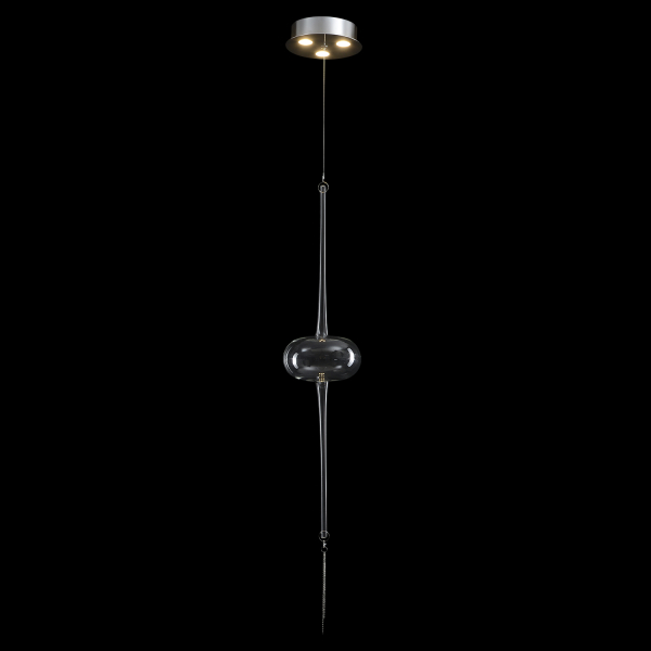 Crystal Lux Светильник подвесной Crystal Lux GLASS SP3W LED CHROME