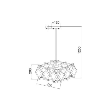 Люстра на штанге Vele Luce VL3053L04