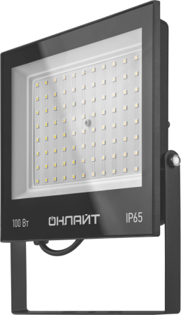 Прожектор светодиодный 61 947 OFL-100-4K-BL-IP65-LED 100Вт 4000К IP65 8000лм черн. ОНЛАЙТ 61947