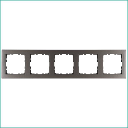 Рамка 5-м G-Classic мокко Jasmart G1005Z