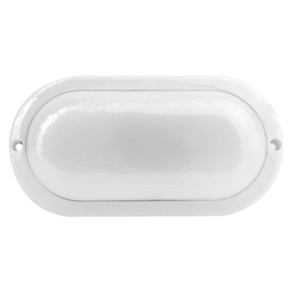 Светильник светодиодный ЖКХ 12Вт 6500К IP65 220В влагозащ. овал LBF-0902 C01 Ultraflash 15349